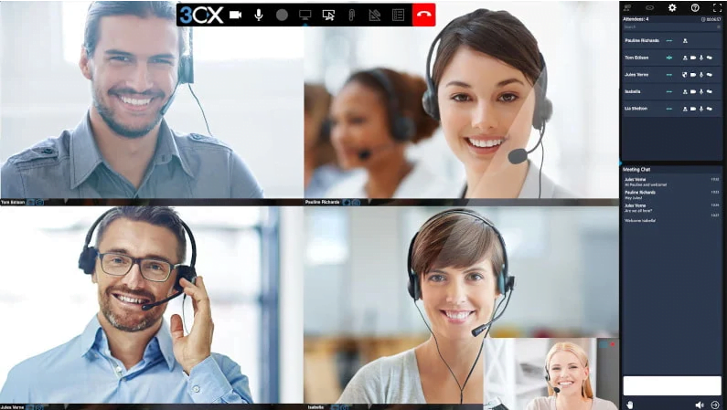 3CX phone system VIDEO CONFERENCING