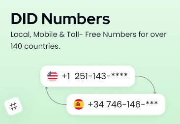 DID numbers & Virtual numbers