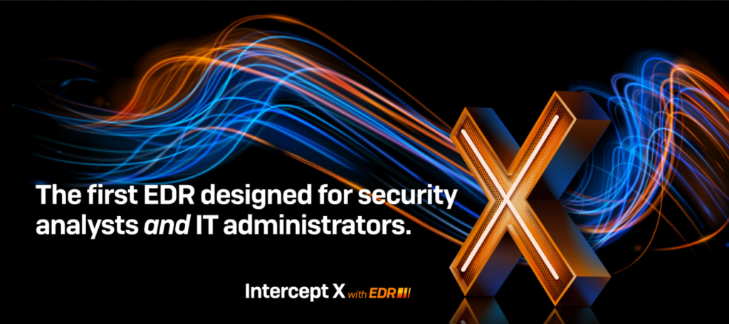 intercept x with (EDR) Endpoint security & Cybersecurity